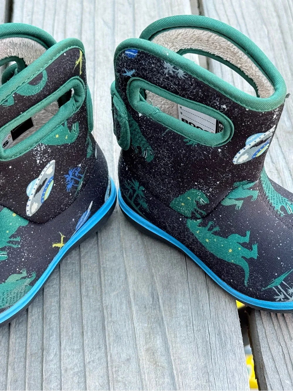 Baby Bogs in Space Dino print